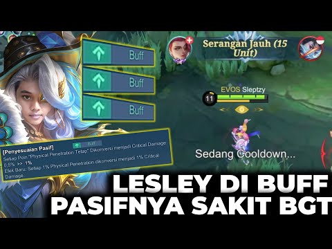 Pasif Lesley DiBuff Jadi Makin Sakit!! Bisa 100% Critical Kalo Begini Boss!! - Mobile Legends