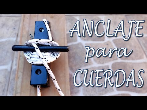 ANCLAJE para cuerdas - Para Ajustes rápidos y fuertes