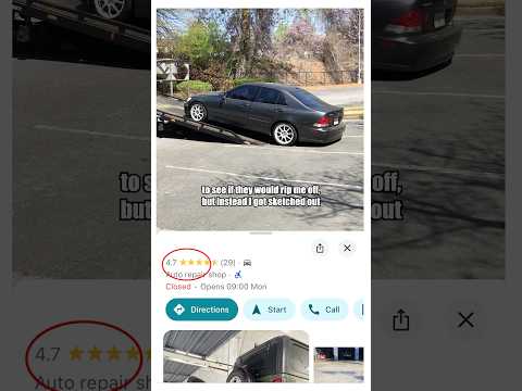 Fail: attempted mechanic fraud check (I had to reveal my identity). Change Your Own link in bio