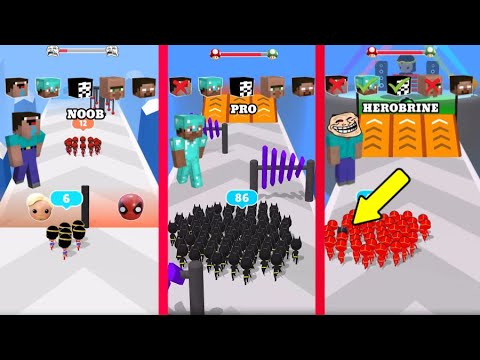 NOOB vs PRO vs HACKER vs HEROBRINE!