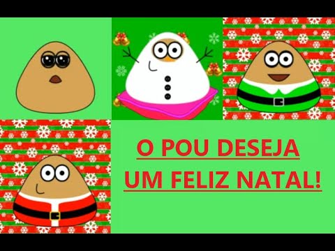 Natal com o Pou! Ele virou Papai Noel, Boneco de Neve e Elfo (Jogo / Gameplay)