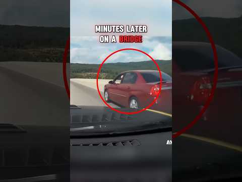 Dangerous Road Rage on a bridge #automobile #policeroadrage #roadrage