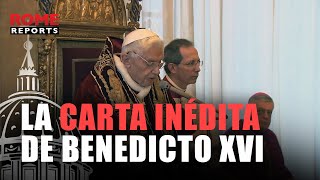 Sale a la luz una carta inédita de Benedicto XVI: “Mi renuncia es plena y válida”