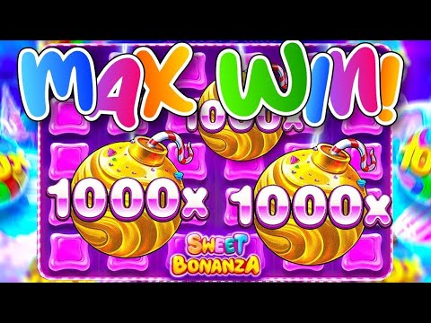 🍭 SWEET BONANZA 1000 🍭 BONANZA DA 3 DEFA ÜST ÜSTE 1000X GELDİ !! #slotoyunları