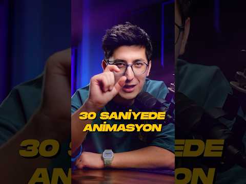 30 SANİYEDE ANİMASYON YAPTIRAN SİTE!