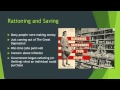 World War II Rationing and Economy