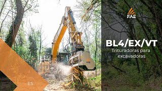 Video - FAE BL4/EX/VT - BL4/EX/SONIC - La trituradora con tecnología Bite Limiter para excavadoras de gran tamaño