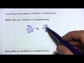 Converting Percentages to Fractions: Simplest Form Techniques