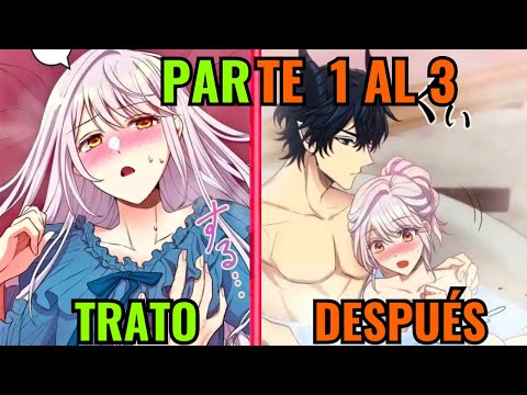 🐉 (1-3) WAIFU INVOCÓ A DEMONIO PERO ÉSTE LE ABSORBIA SUS PODERES EN LAS NOCHES😱🥵//MANHWA RESUMIDO