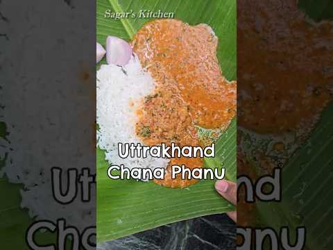 Uttrakhand Special Recipe...Kale Chane ka Phanu #Shorts