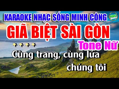 Karaoke Nhạc Sống Tone Nữ Cực Dễ Hát | Nhạc Trữ Tình BOLERO HẢI NGOẠI – GIÃ BIỆT SÀI GÒN