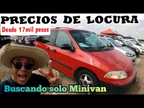 BARATAS y mejores Minivan para familia precios tianguis de autos usados.