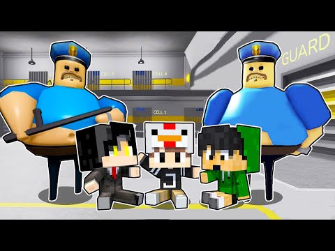 Adopted By Barry`s Prison Police In Minecraft!