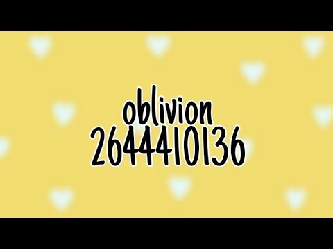 Oblivion Id Code Roblox 07 2021 - music numbers on roblox