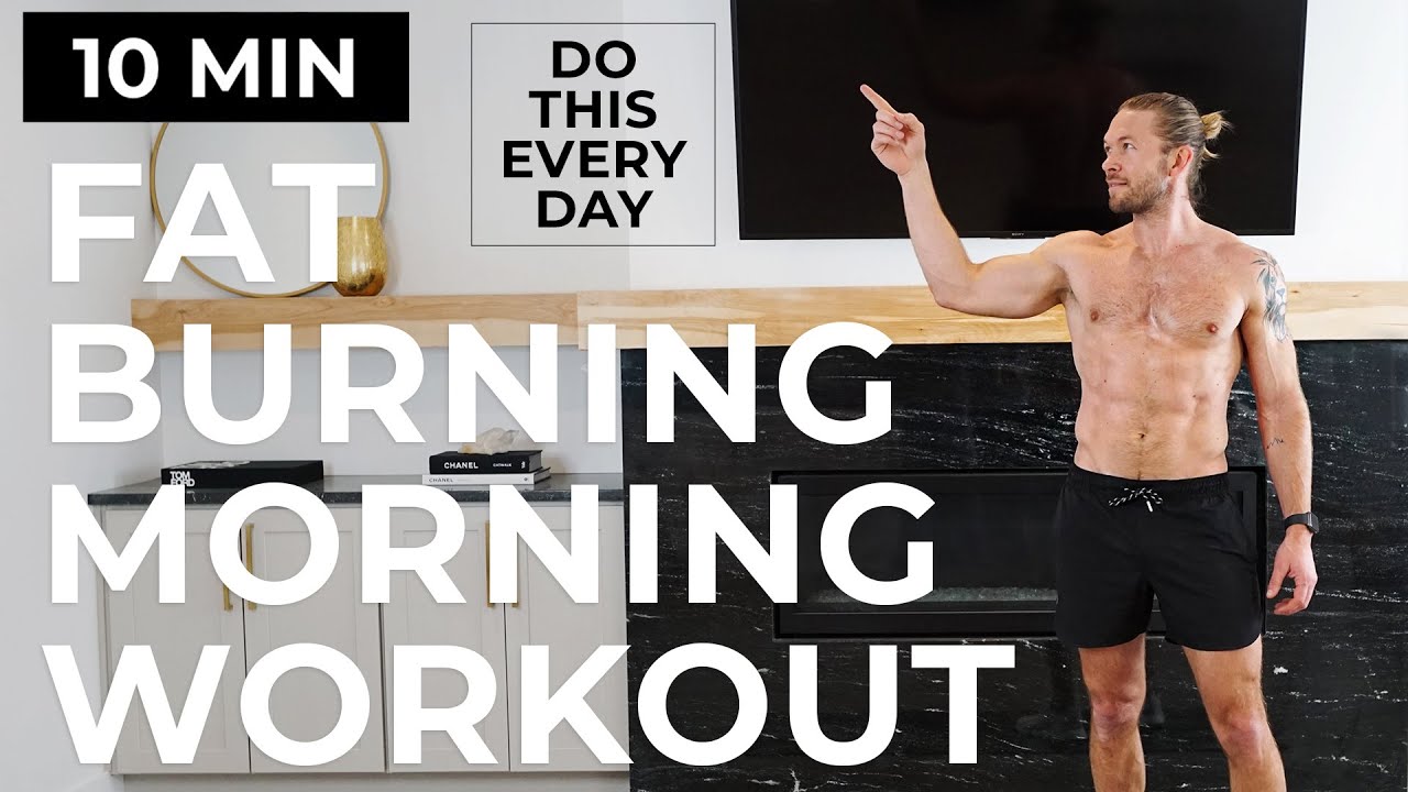 10 MIN FAT BURNING MORNING WORKOUT Do This Every Day No Equipment HIIT Workout - TIFF x DAN