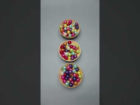 Reverse Video Oddly Satisfying Falling Beads Bells Balls Stones Pearls Gems #dominogirl #satisfying