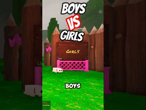 I Built a BOYS vs GIRLS Base in 99 Nights! 👦💖