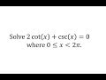 Trigonometric Functions and Identities