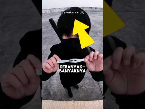 Orang ini seperti shinobi ninja sejati😱 #shortsfeed #shortvideo