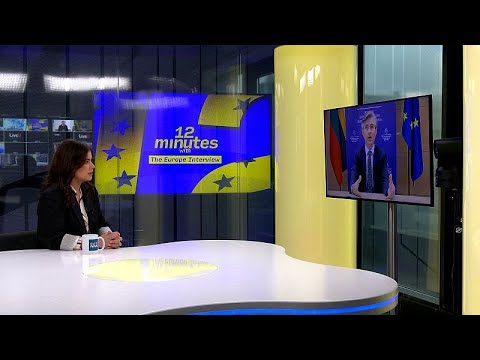 YouTube video thumbnail: 'Put Money Where the Problem is' - Lithuanian FM Tells Euronews EU Must Bolster Eastern Flank now