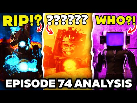 ASTRO MOTHERSHIP & TITAN CAMERAMAN DEATH?!  -  SKIBIDI TOILET 74 ALL Easter Egg Analysis Theory