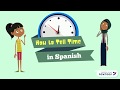 Telling Time in Spanish: On the Hour and Minutes