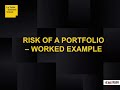 Portfolio Variance and Standard Deviation