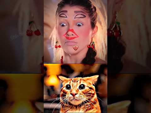 Sneezing is harmful to makeup 😆 #cat #memes #dance #trending