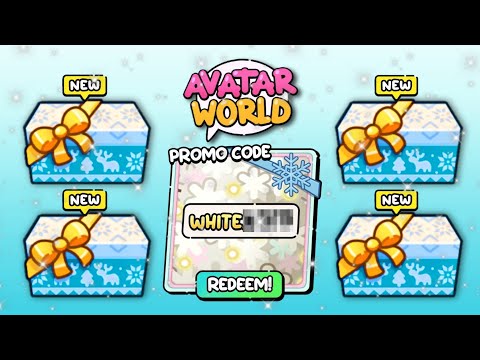 NEW PROMO CODE!! ❄️🎄 WHITEX*** FREE FOR ALL PLAYER in AVATAR WORLD!! 🌏 NEW UPDATE