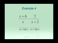 Common Denominators and Distributing Expressions