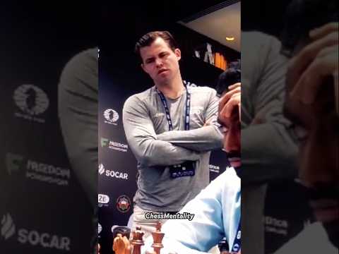 Magnus reaction 💀 #chess #magnuscarlsen