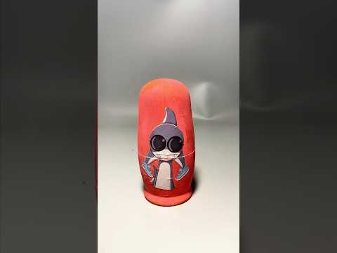 I made a blind box with funny nesting doll#nestingdolls #tungtungtungsahur #blindbox #diy#clay