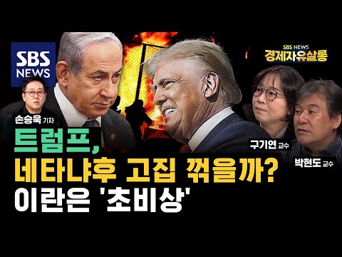 트럼프 1기, 강력한 경제 제재 당했던 이란, 이번엔 협상파가 득세할까?..강경파 네타냐후, 트럼프 말은 들을까? ft. 박현도 서강대 교수, 구기연 서울대 교수 / SBS