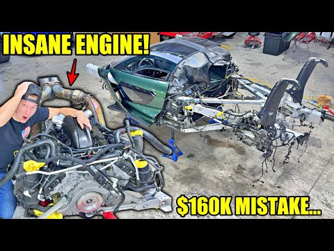 Rebuilding The Rarest Wrecked Mclaren Senna PART 3!!!