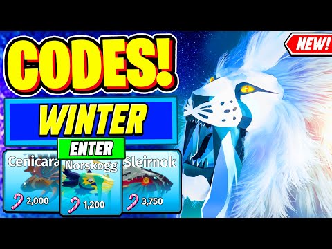 ⚠️New⚠️ ALL WORKING WINTER UPDATE CODES For Creatures Of Sonaria - Roblox Creatures Of Sonaria Codes