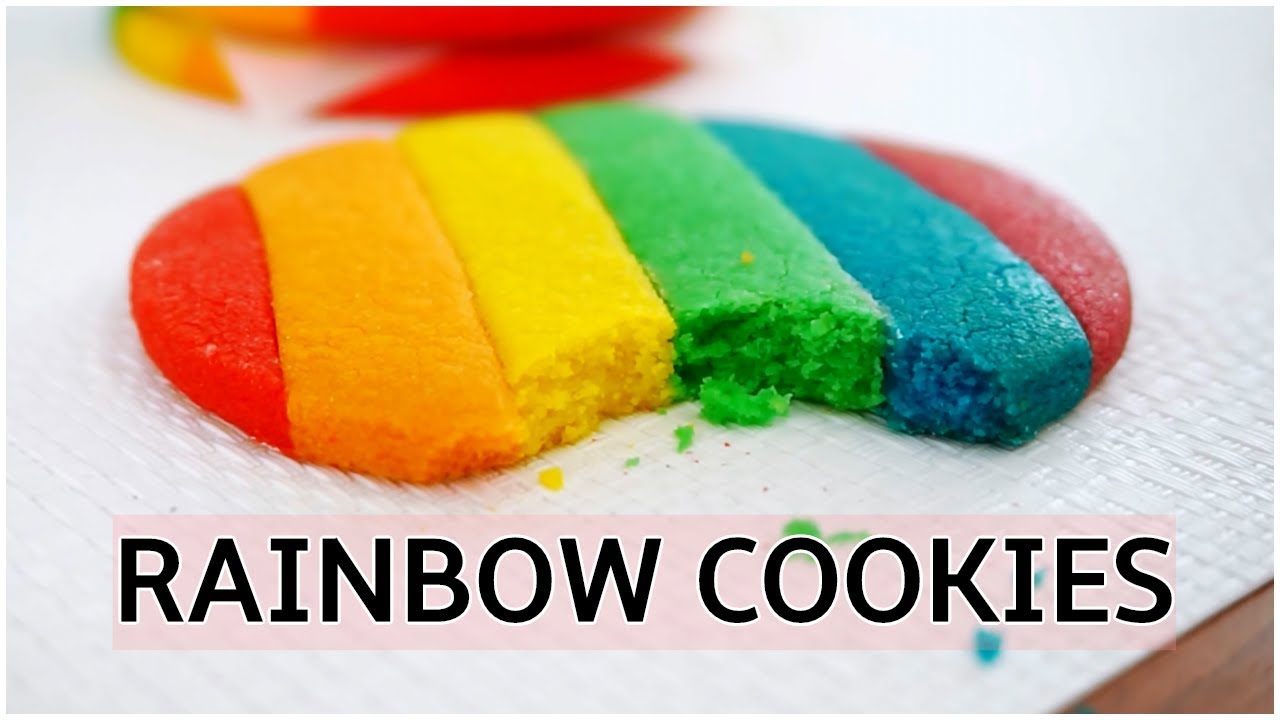 Rainbow Cookies Recipe - How To Make Rainbow Cookies