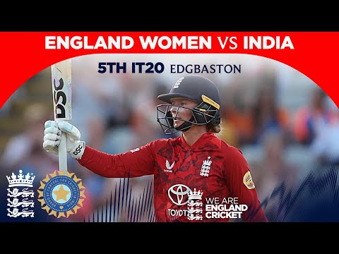 A Dunkley & Wyatt-Hodge Showcase! | Highlights - England v India | 5th Women’s Vitality IT20 2025