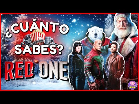 ¿Cuánto Sabes de "RED ONE/CÓDIGO:TRAJE ROJO"? 🎅🎄🎬 | Trivia DE Película | Test/Quiz