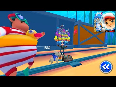 Subway Surfers Gameplay PC HD - Underwater Jake Dark Outfit Reverse Episode 430