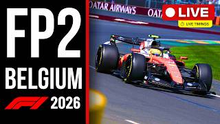 🔴 F1 LIVE: BELGIUM GP FP2 – Live Timing & Commentary | SPA