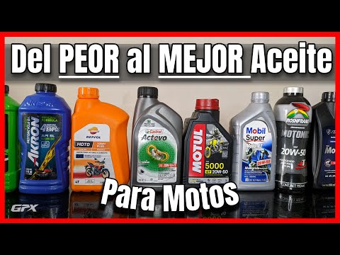 Del PEOR al MEJOR Aceite para tu Moto! Lo que Nadie te dice | Los Mejores Aceites de Motos