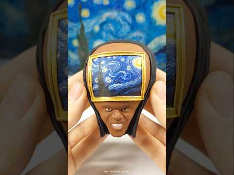 Starry Night KSI๐ (clay art) #ksi #thickofit #shorts #viralvideo #memes
