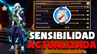 ✅ MI NUEVA SENSIBILIDAD HACKER 👹 PARA ESTA ACTUALIZACION⚙ Pegaras TODO ROJO 🔥 FREE FIRE 2025