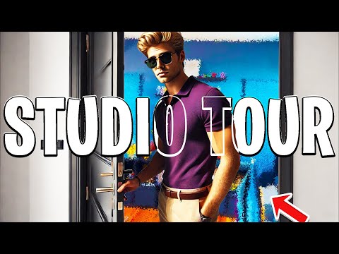 Je vous MONTRE mon STUDIO YOUTUBE de PRO