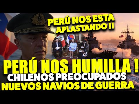 ¡CHILE EN PÁNICO! ALMIRANTE EXIGE RENOVAR SU ARMADA TRAS AVANCE MILITAR DE PERÚ