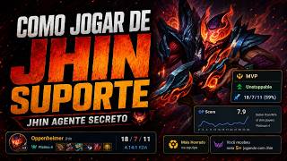 Jogo jogar de JHIN SUPORTE - Jhin vs SWAIN - kDA: 18/7/11 - MVP | Tutorial Completo