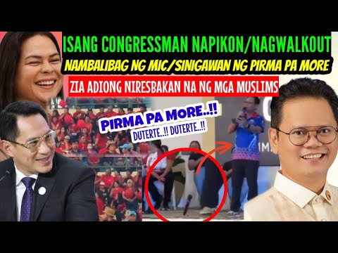 MAMABABATAS PUMIRMA ng IMPEACHMENT kay VP SARA NAPIKON/BINATO ang MIC & NAGWALK-OUT/ADIONG SINUKA NA