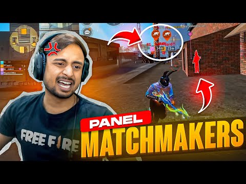 PANNEL PLAYERS MATCH MAKING WITH ANGRY YOUTUBER 😱 FREE FIRE