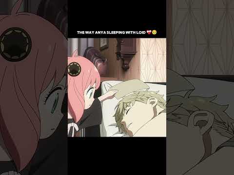 The way anya sleeping with loid โค๏ธโ๐ฉน๐ฅบ #spyxfamily #fyp #sxp