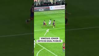 Vini Jr. esto es goal puskas highlights #vinijr #realmadrid #barcelona